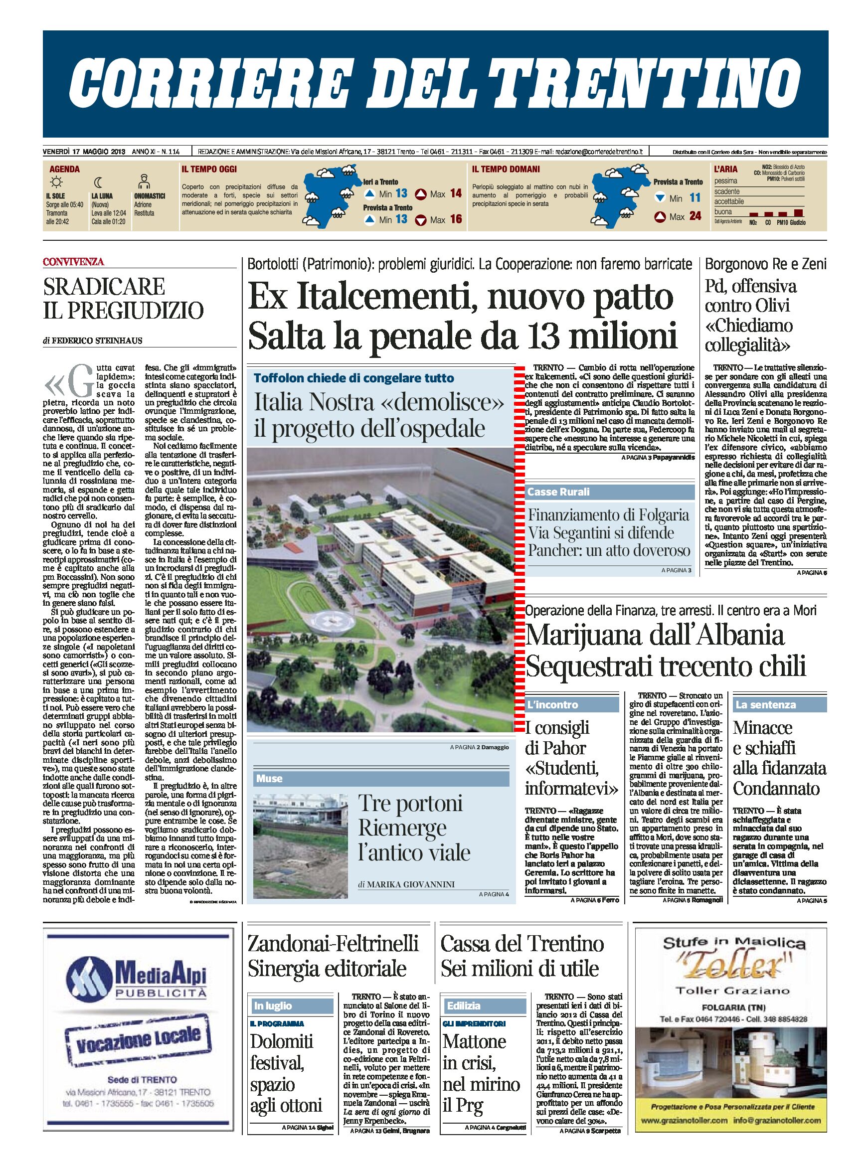 Italia Nostra “demolisce” il progetto del nuovo ospedale di Trento