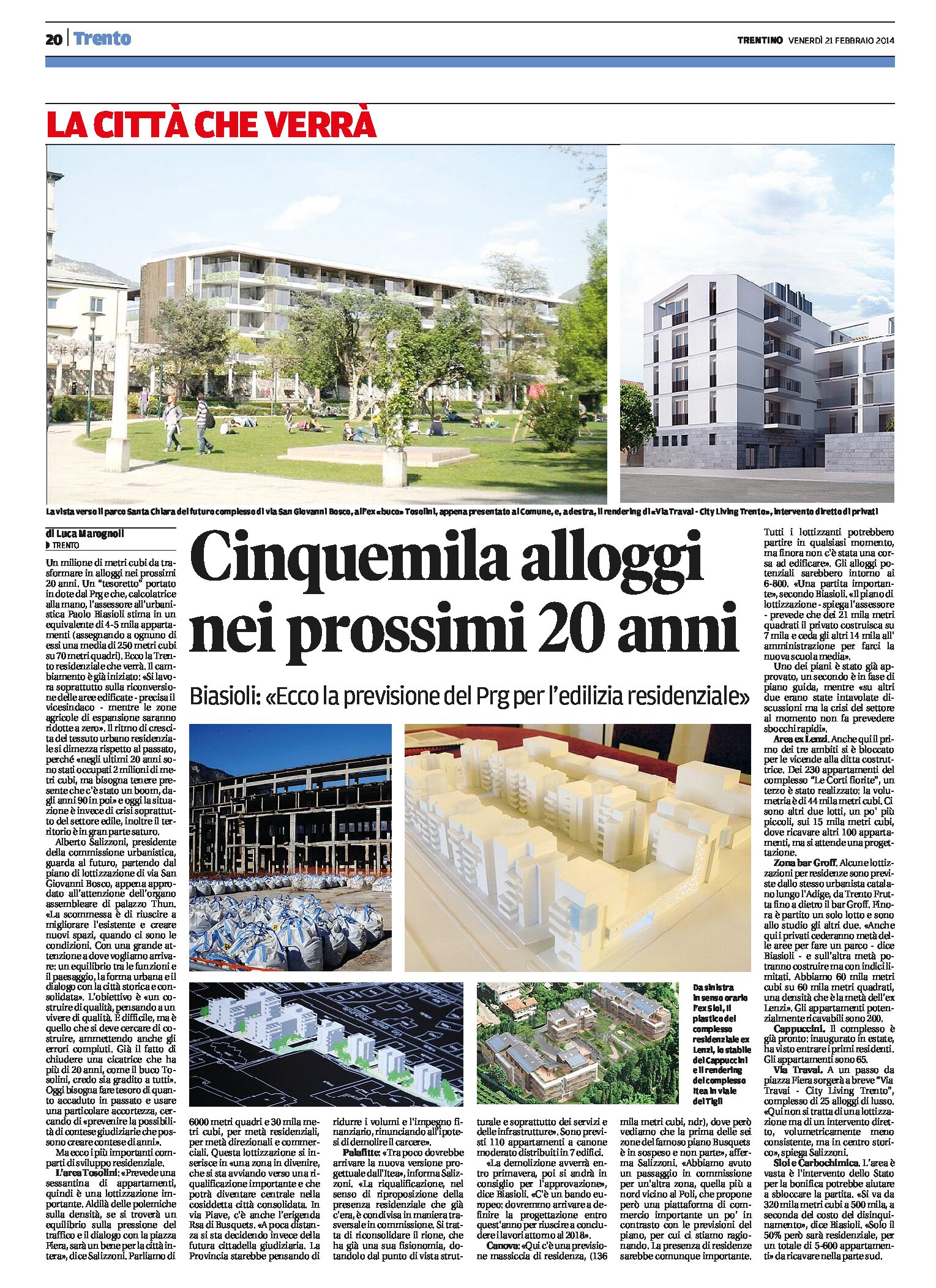 Trento: cinquemila alloggi nei prossimi 20 anni