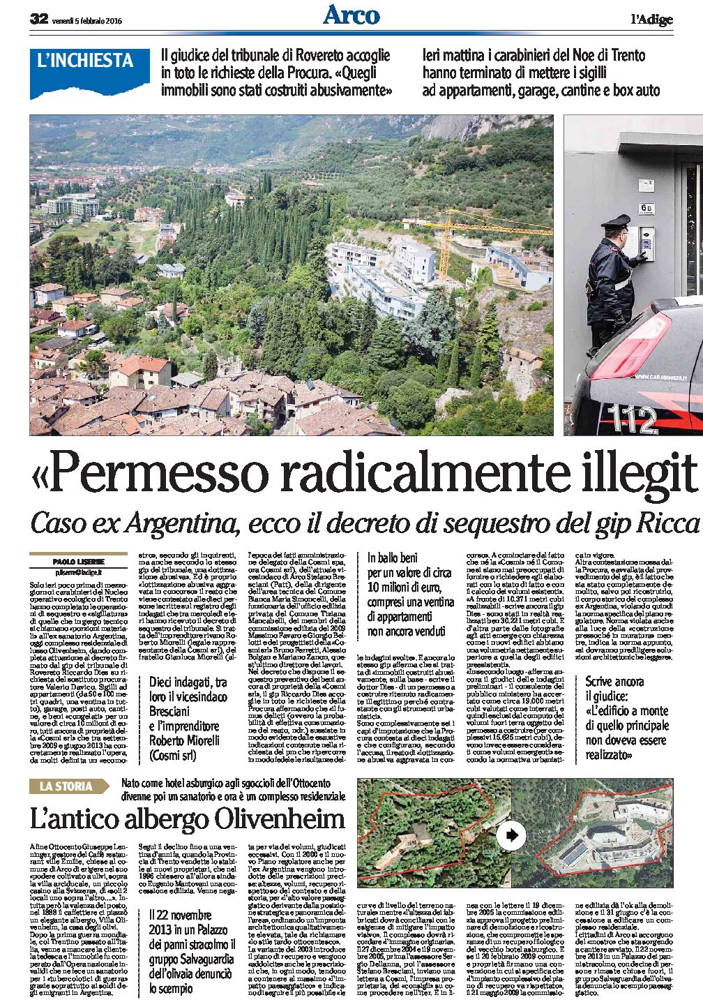 Arco, ex Argentina: Italia Nostra “violazioni inammissibili. Ripensare l’urbanistica”