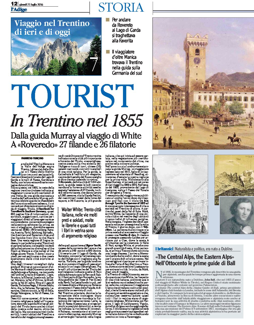Viaggio nella storia: In Trentino nel 1855