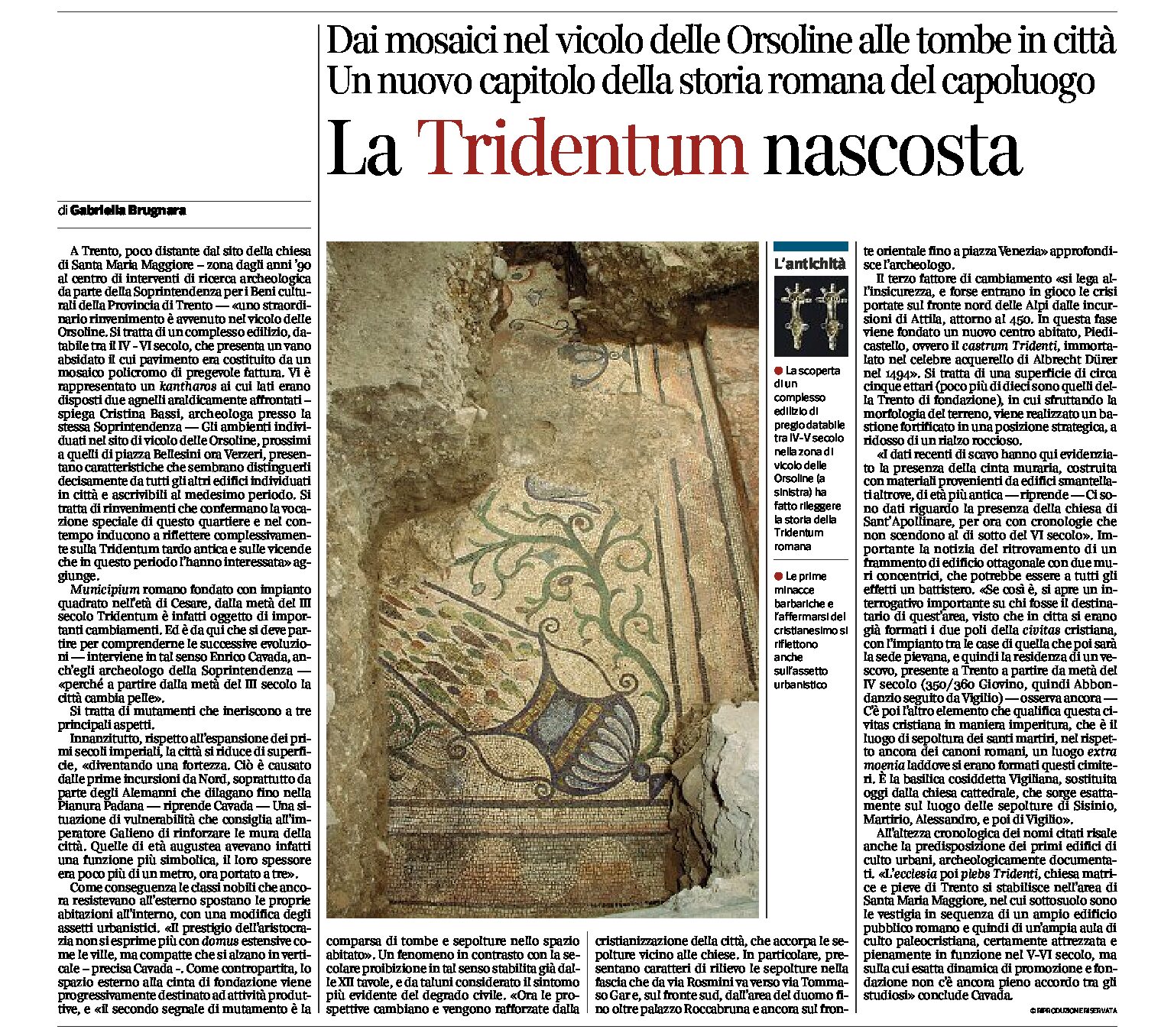 Trento: la Tridentum nascosta