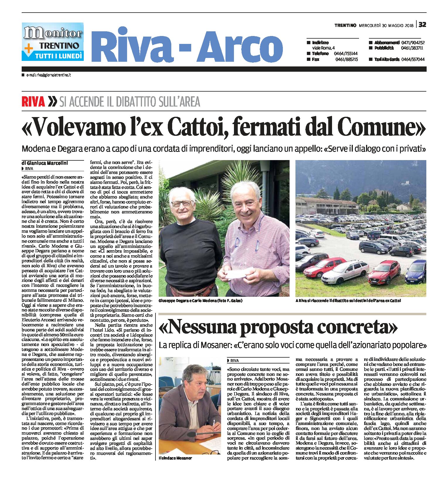 Riva: “volevamo l’ex Cattoi, fermati dal Comune”