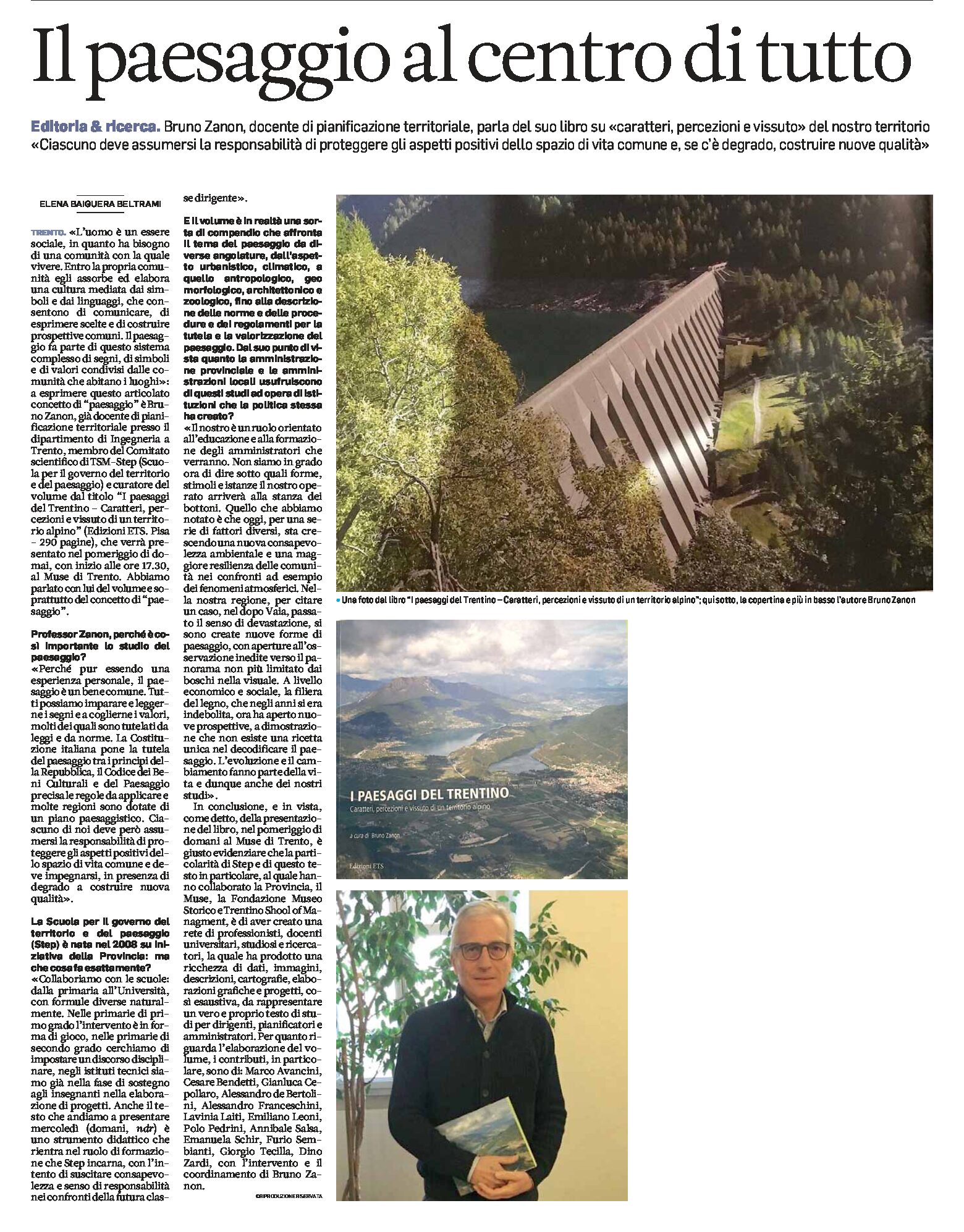 I paesaggi del Trentino: libro di Bruno Zanon
