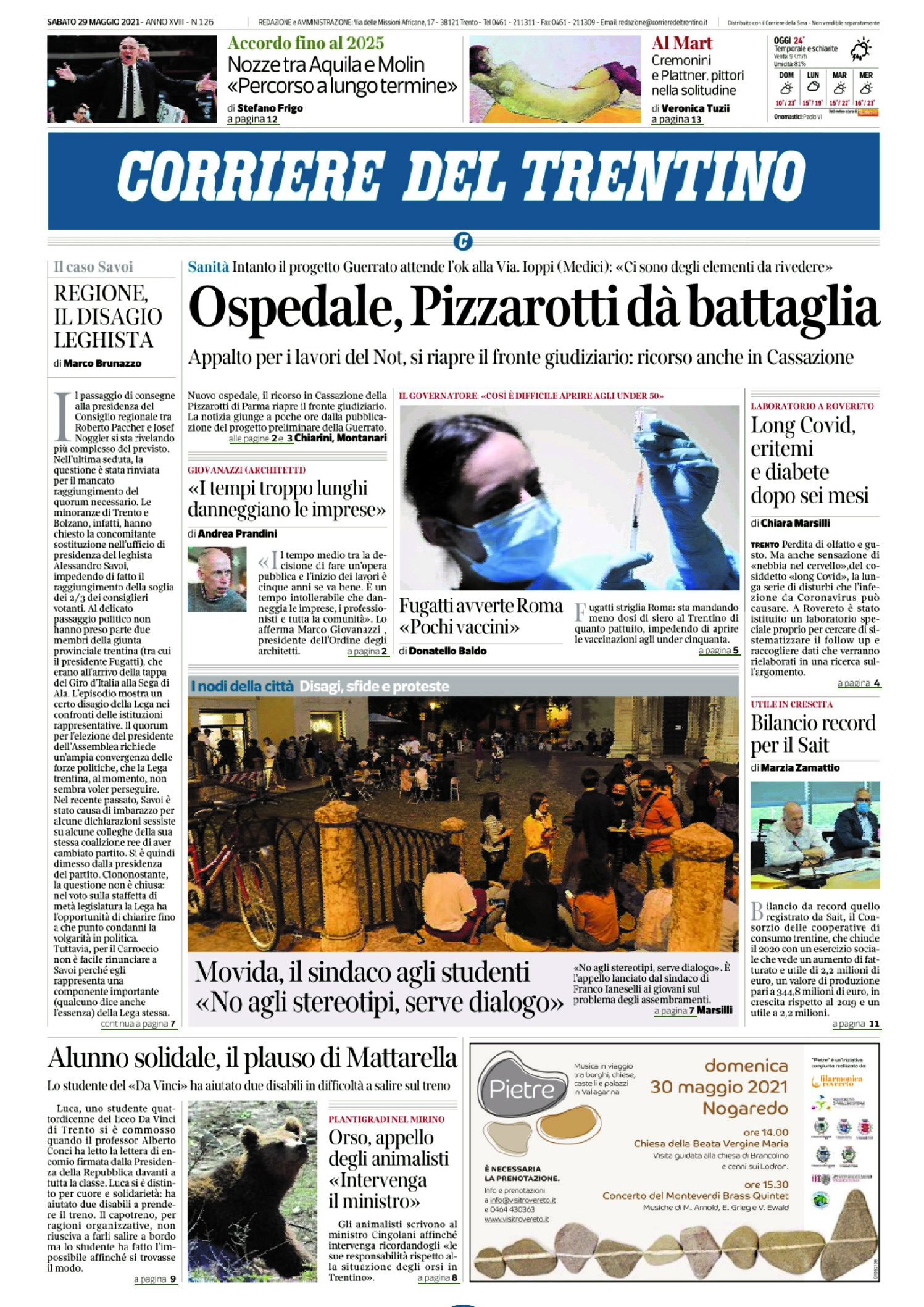 Trento, Not: Pizzarotti dà battaglia, si riapre il fronte giudiziario