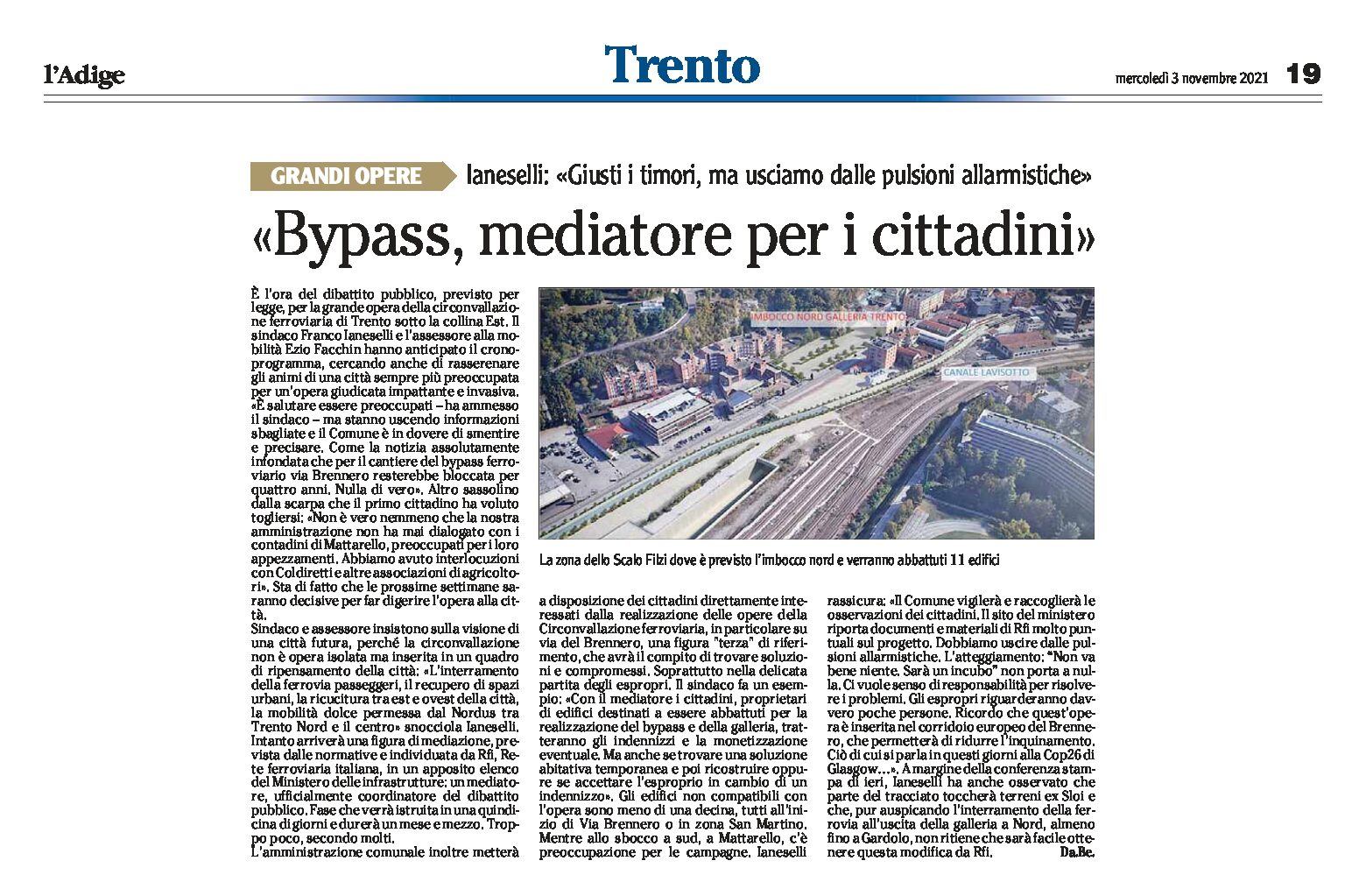 Trento bypass: un mediatore per i cittadini