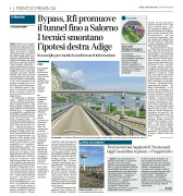 Trento, bypass: Rfi promuove il tunnel fino a Salorno. I tecnici smontano l’ipotesi destra Adige