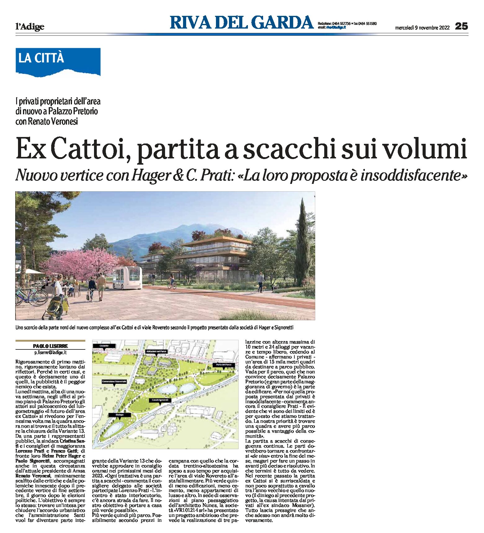 Riva, ex Cattoi: nuovo vertice con Hager & C. Prati “proposta insoddisfacente”
