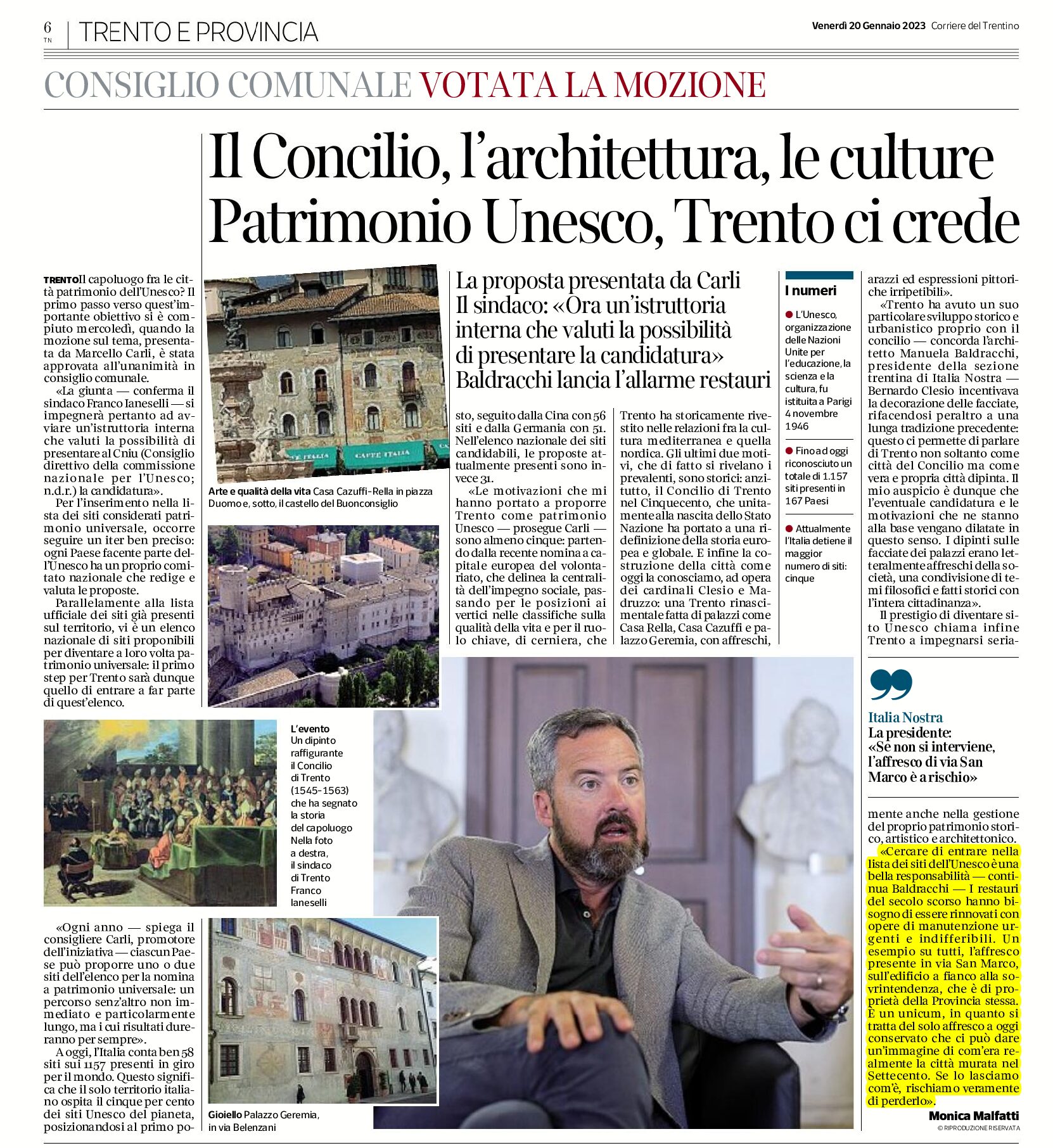 Trento: patrimonio Unesco. Il Concilio, l’architettura, le culture