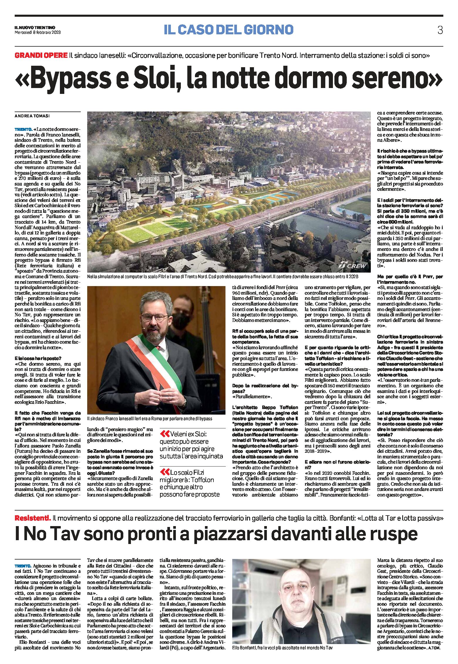 Trento, bypass e Sloi: intervista al sindaco Ianeselli