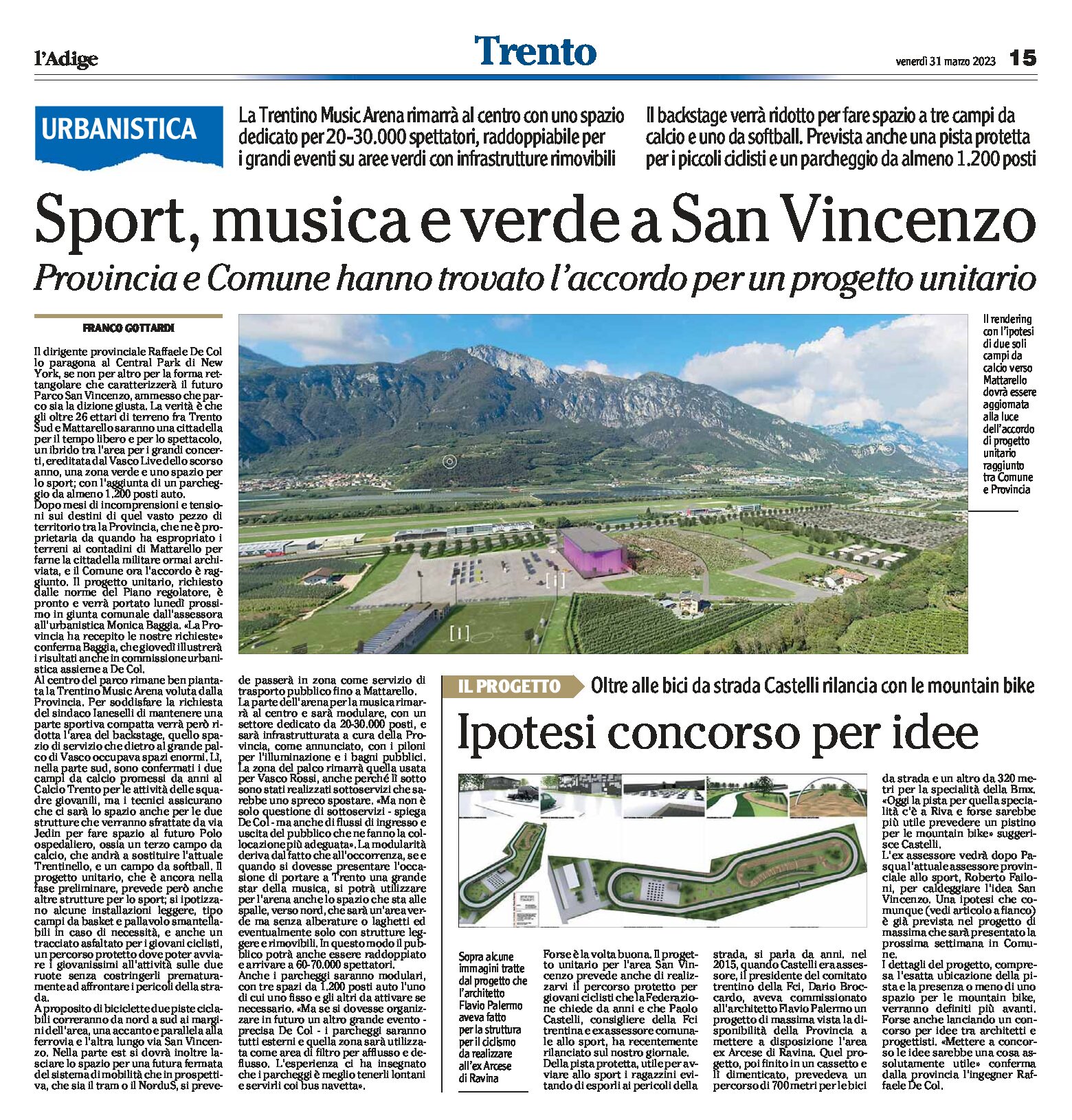 Trentino Music Arena: sport, musica e verde a San Vincenzo