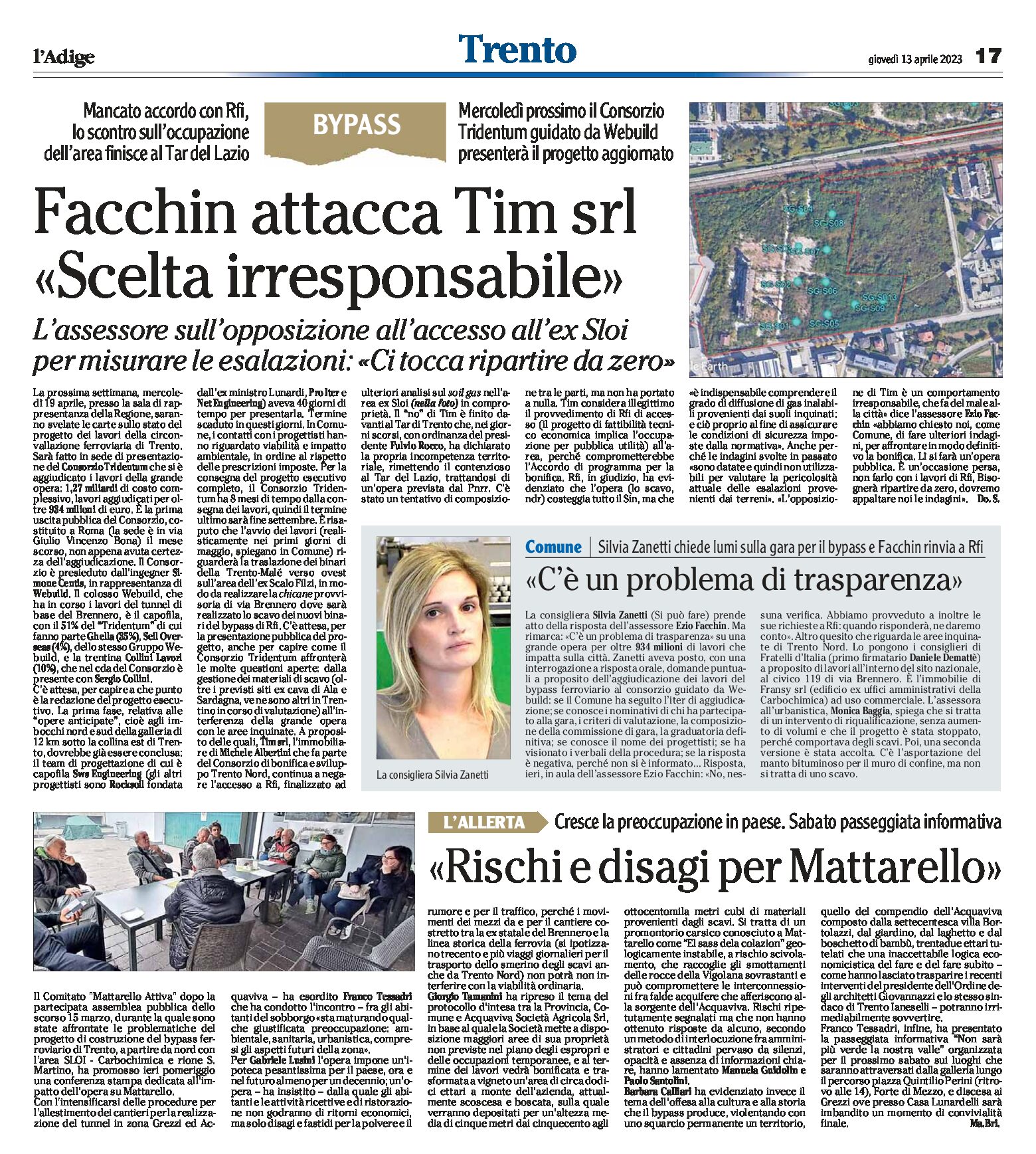 Trento, bypass: Facchin attacca Tim srl “scelta irresponsabile”