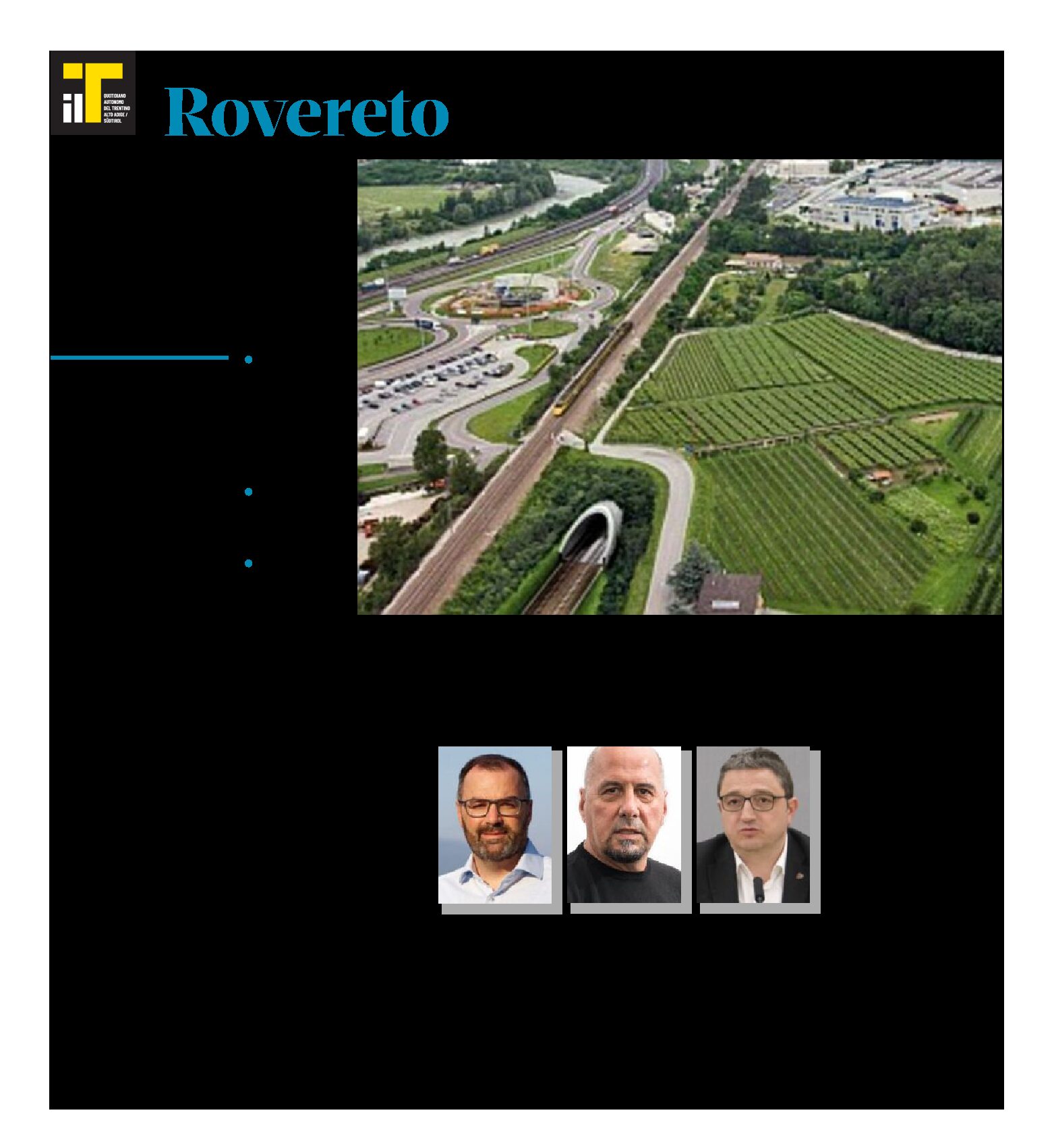 Rovereto, ferrovie: bypass e Rovereto-Riva