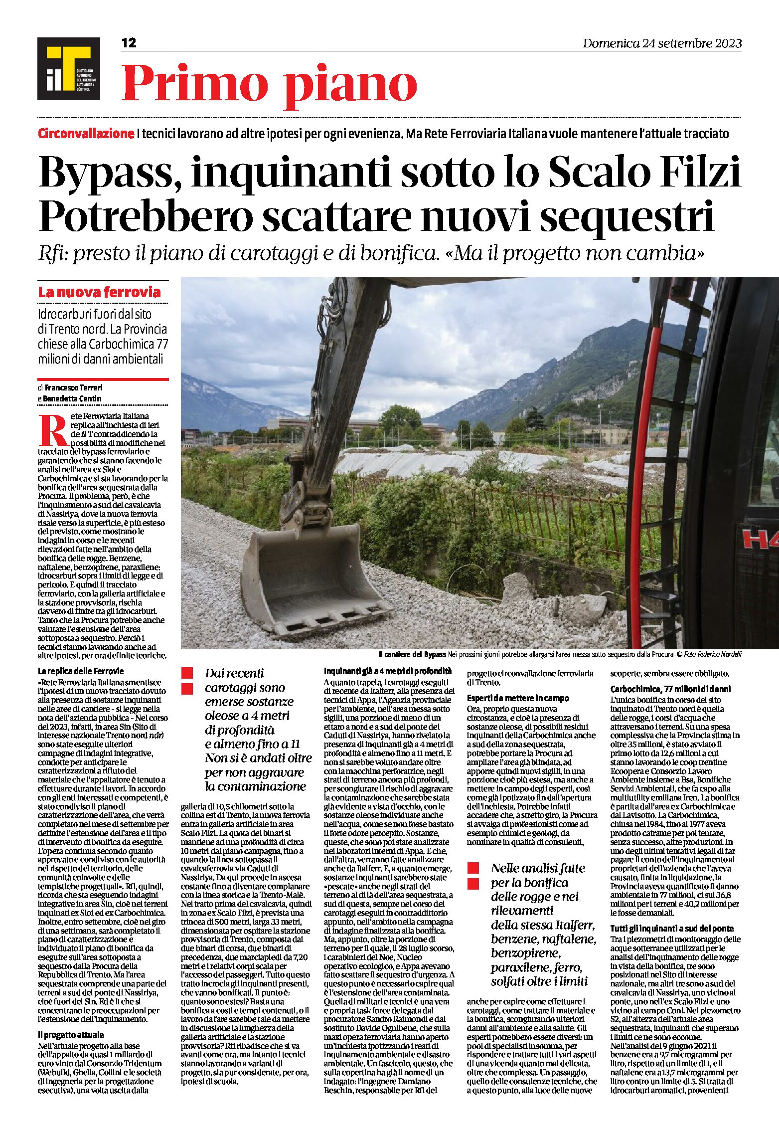 Trento, bypass: inquinanti sotto lo Scalo Filzi. Ianeselli “la stazione serve”