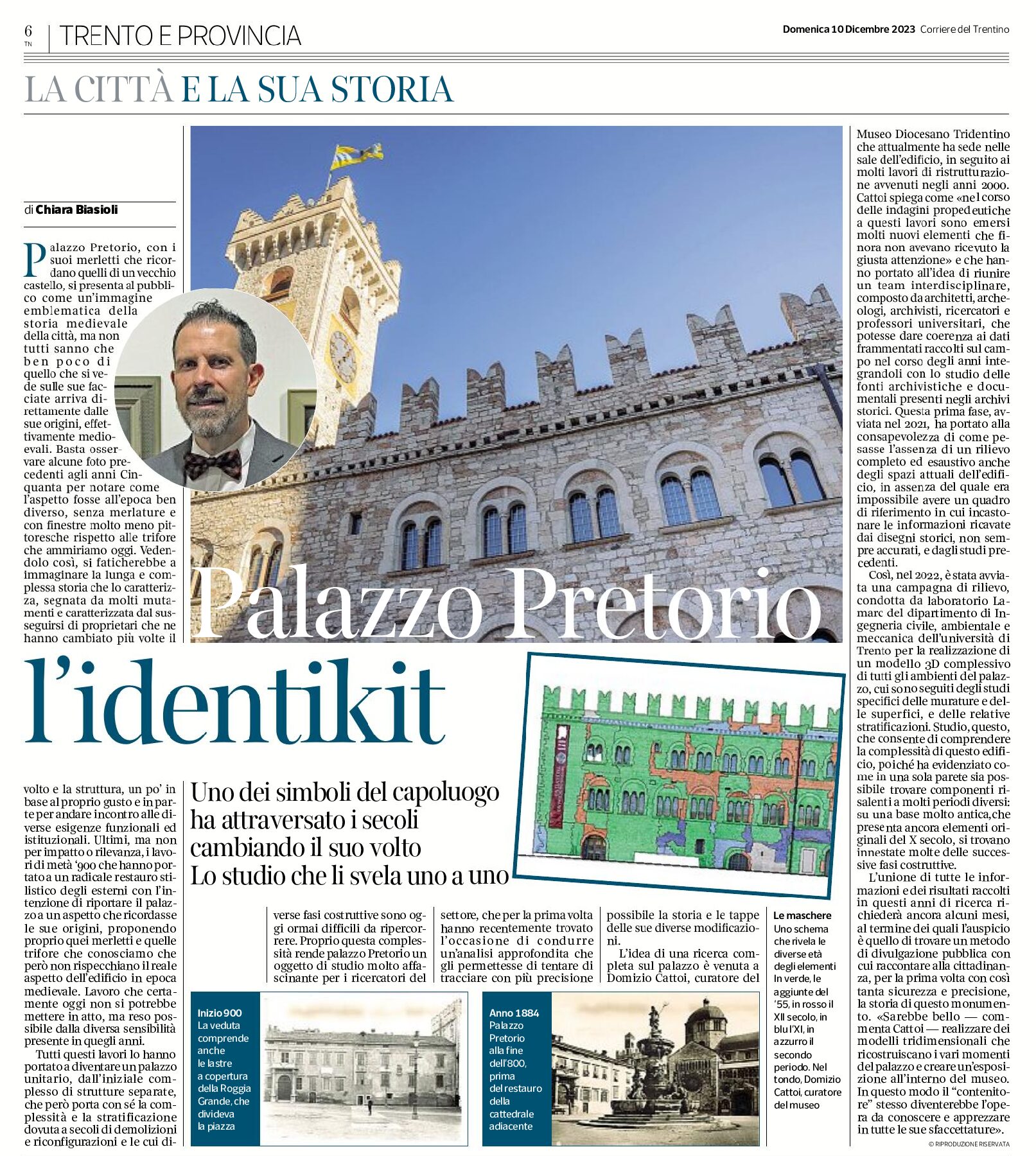 Trento: Palazzo Pretorio, storia