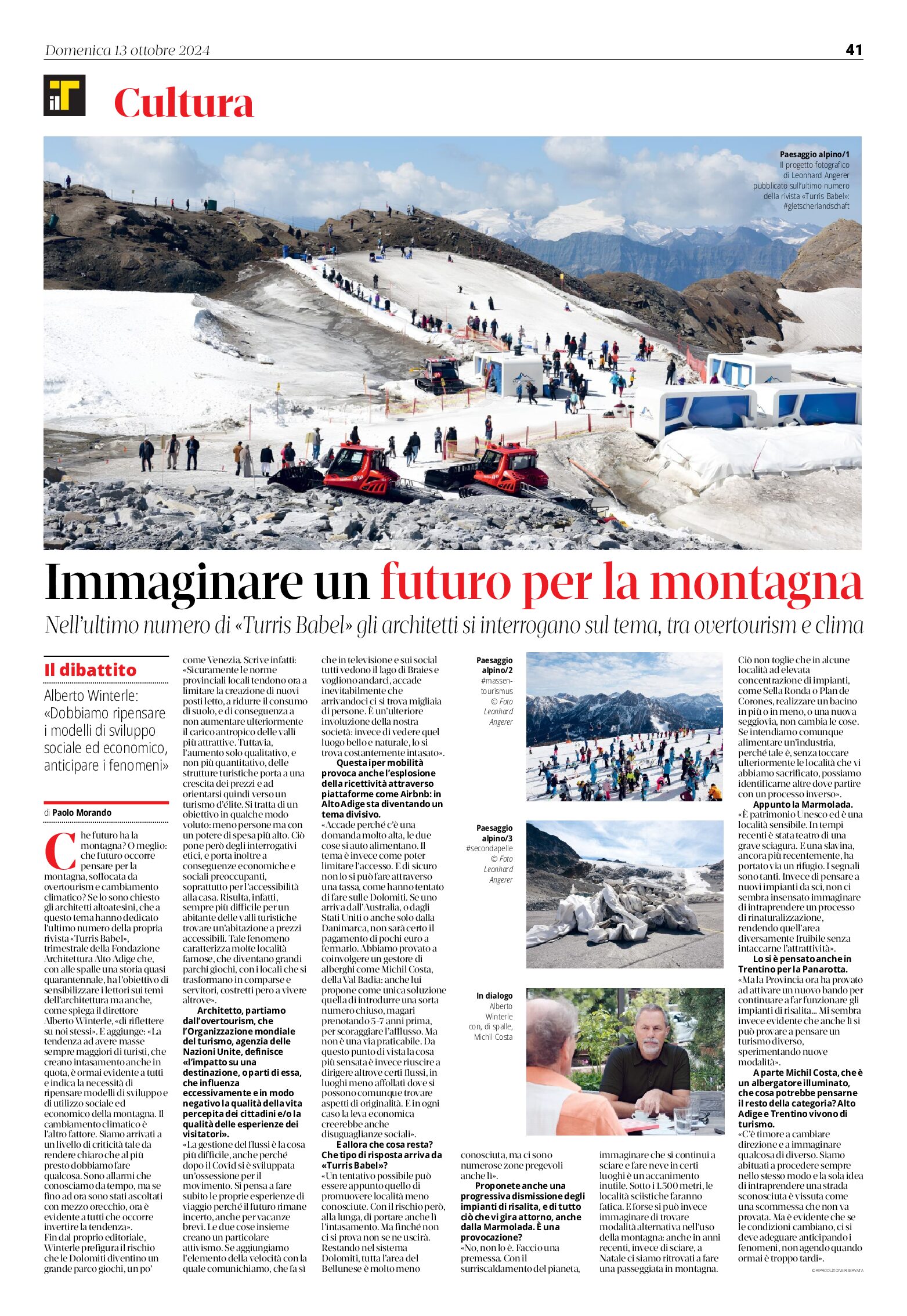 Turris Babel: un futuro per la montagna. Intervista a Winterle