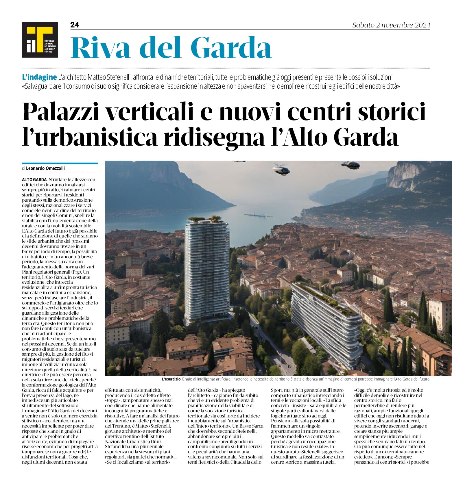 Riva: palazzi verticali e nuovi centri storici. L’urbanistica ridisegna l’Alto Garda