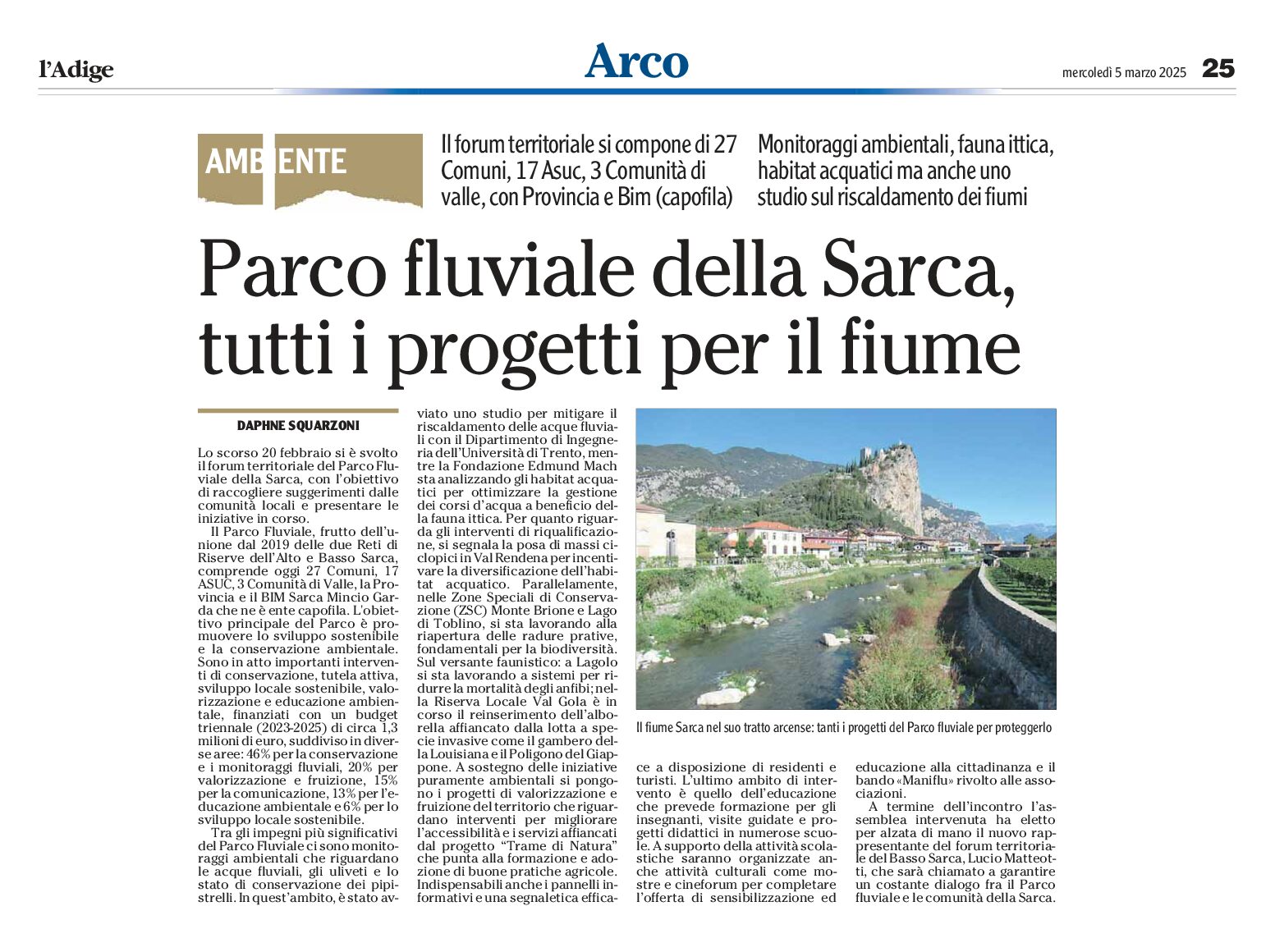 Parco fluviale del Sarca