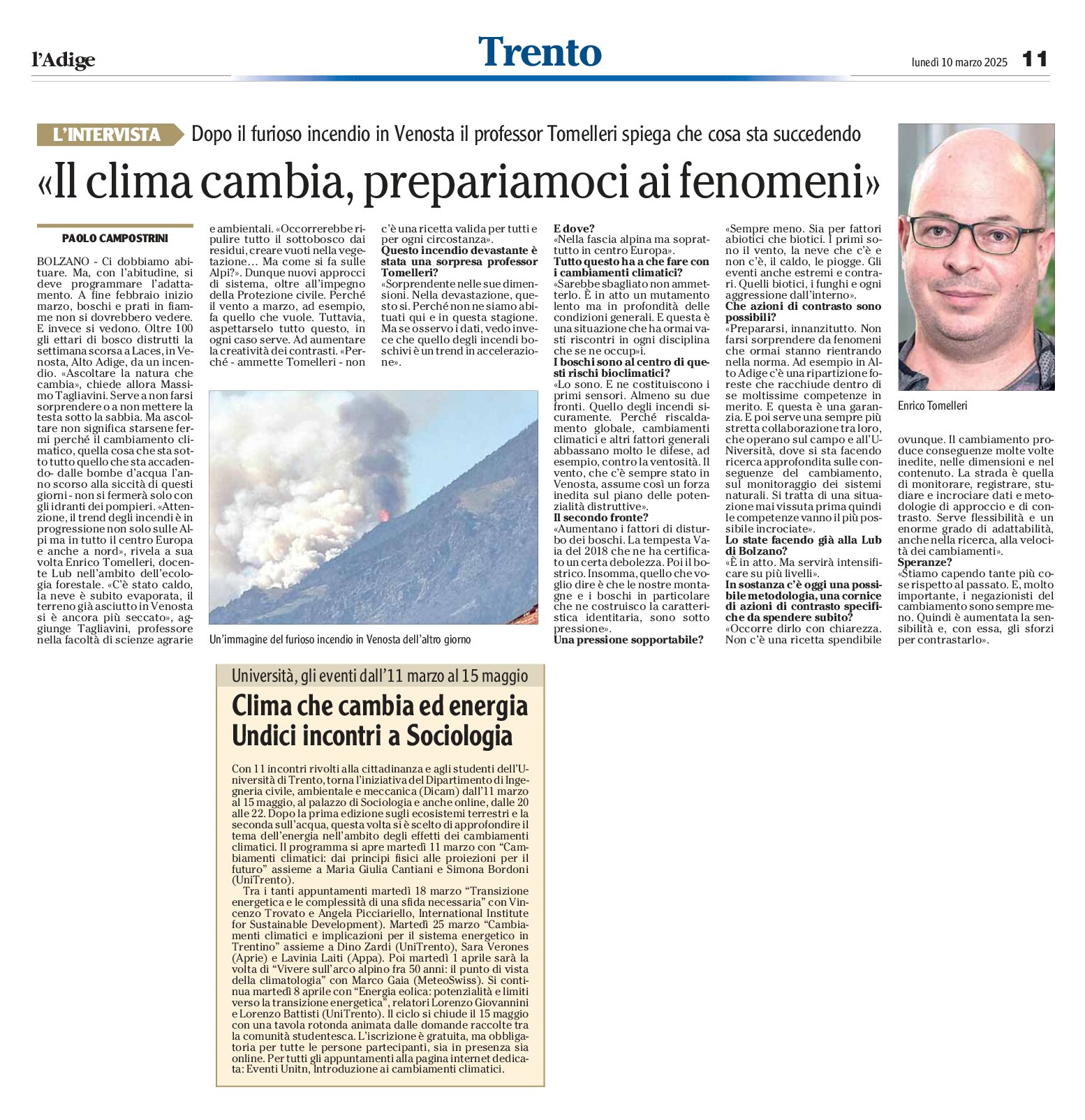 Il clima cambia, prepariamoci ai fenomeni